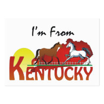 TEE I'm From Kentucky business cards