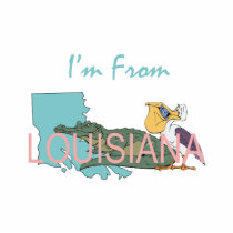 TEE I'm From Louisiana Photo Cut Out