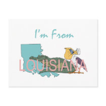 TEE I'm From Louisiana Postcard