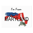 TEE I'm From Maryland business cards by teepossible TEE I'm From Maryland business cards