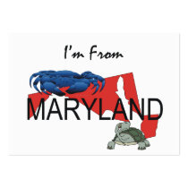 TEE I'm From Maryland business cards by teepossible TEE I'm From Maryland business cards