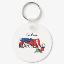 TEE I'm From Maryland keychains