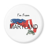 TEE I'm From Maryland Refrigerator Magnets