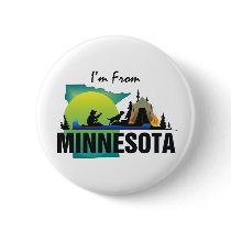 TEE I'm From Minnesota buttons by teepossible TEE I'm From Minnesota buttons