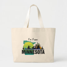 TEE I'm From Minnesota Tote Bag