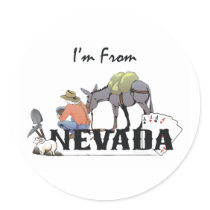 TEE I'm From Nevada stickers by teepossible TEE I'm From Nevada stickers