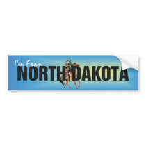 TEE I'm From North Dakota Bumper Stickers