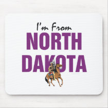 TEE I'm From North Dakota mousepads by teepossible TEE I'm From North Dakota mousepads