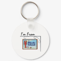 TEE I'm From Rhode Island keychains