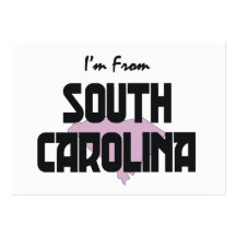 TEE I'm From South Carolina Business Card Templates