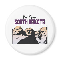 TEE I'm From South Dakota magnets by teepossible TEE I'm From South Dakota magnets
