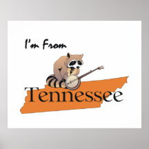TEE I'm From Tennessee Posters