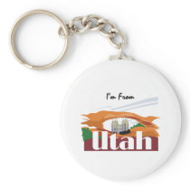 TEE I'm From Utah Key Chain