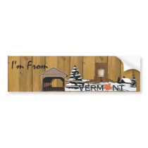 TEE I'm From Vermont Bumper Stickers