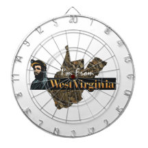 TEE I'm From West Virginia Dartboard With Darts