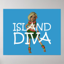 TEE Island Diva Print