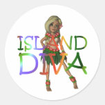 TEE Island Diva Stickers