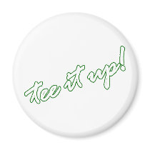Tee it up! golf goodies magnets