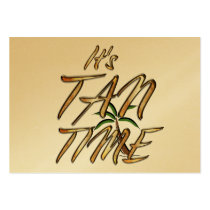 TEE It's Tan Time Business Card Template