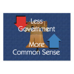 TEE Less Government More Common Sense