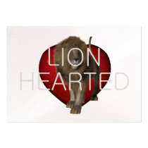 TEE Lionhearted business cards