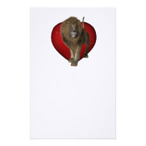 TEE Lionhearted stationery