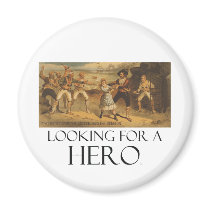 TEE Looking for a Hero Fridge Magnets