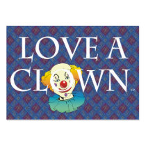 TEE Love A Clown Business Card Template