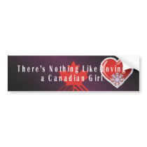 TEE Love Canadian Bumper Stickers