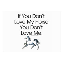 TEE Love My Horse business cards by teepossible TEE Love My Horse business cards