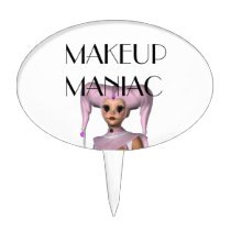 TEE Makeup Maniac cake picks
