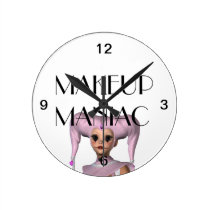 TEE Makeup Maniac wall clocks