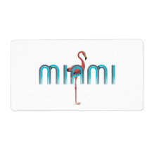 TEE Miami Custom Shipping Labels