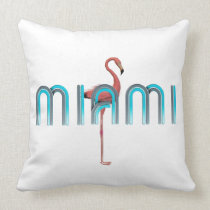 TEE Miami Throw Pillow