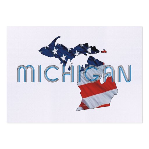 TEE Michigan Patriot Business Card Template (front side)