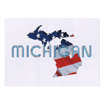TEE Michigan Patriot Business Card Template