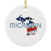 TEE Michigan Patriot Ornaments
