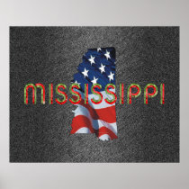 TEE Mississippi Patriot Print