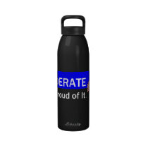 TEE Moderate And Proud Of It water bottles