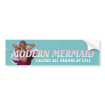 TEE Modern Mermaid Bumper Sticker