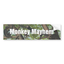 TEE Monkey Mayhem Bumper Sticker