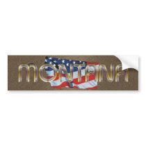 TEE Montana Patriot Bumper Stickers