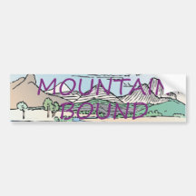 TEE Mountain Bound Bumper Stickers