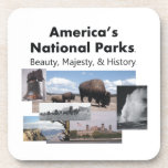 TEE National Park Slogan Drink Coaster