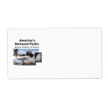 TEE National Park Slogan Shipping Labels