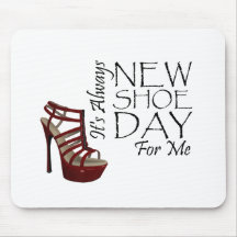 TEE New Shoe Day Mouse Pad