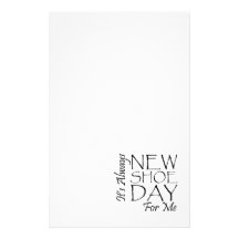 TEE New Shoe Day Personalized Stationery