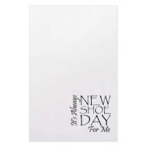 TEE New Shoe Day Personalized Stationery