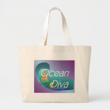 TEE Ocean Diva Canvas Bag