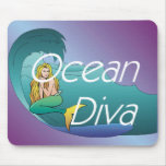 TEE Ocean Diva Mousepad